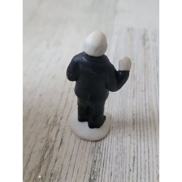 Ceramic Mini grandpa book village accessory xmas - Picture 3 of 5